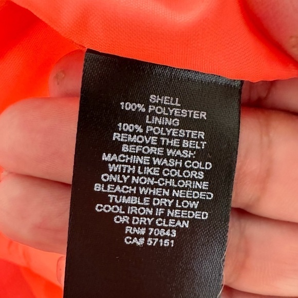 Jessica Howard coral pink polka dot dress tone on tone size 14 - Picture 5 of 8